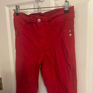 Forever 21 Pants Red. Size 7/8 EUC
